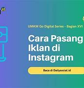 Cara Memasang Iklan Di Instagram Gratis Terbaru