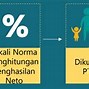 Norma Penghitungan Pajak Penghasilan